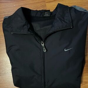 Vintage  Nike Windbreaker Jacket RFC# NME 920220 KL4  Black & Gray Men’s Sz. XL